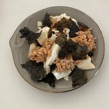 韓国海苔入り納豆豆腐